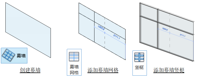 腿腿教学网-18步让你透彻了解Revit幕墙功能（上）